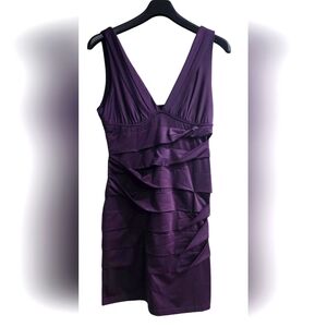 Deep Plum Nikibiki Bodycon Sleeveless Dress Size L